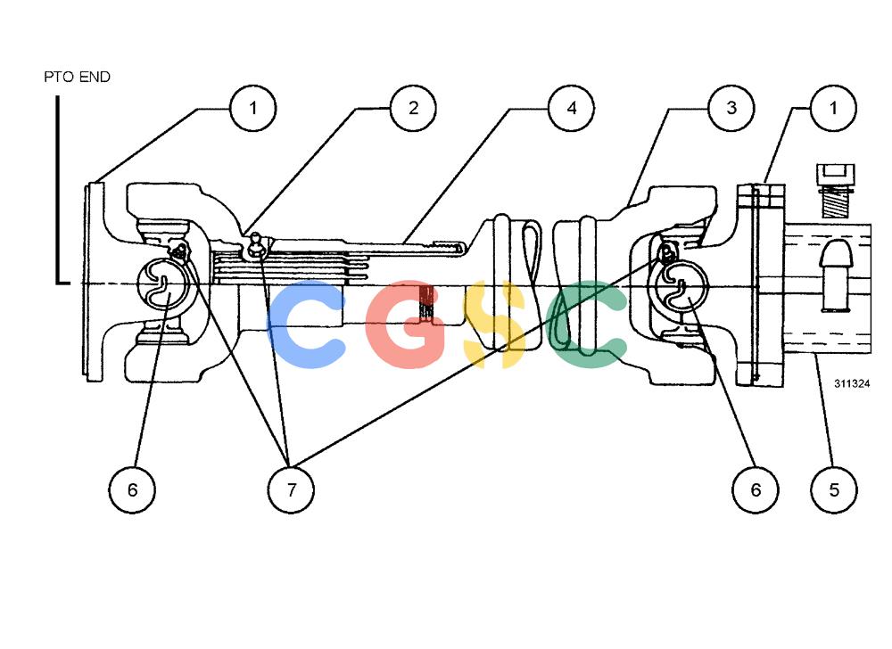凯斯零件查询(438) - FLEX-AIR APPLICATOR - 1999 (2/99-3/03) (15-002) - DRIVELINES FLEX, 4330 Case Agriculture