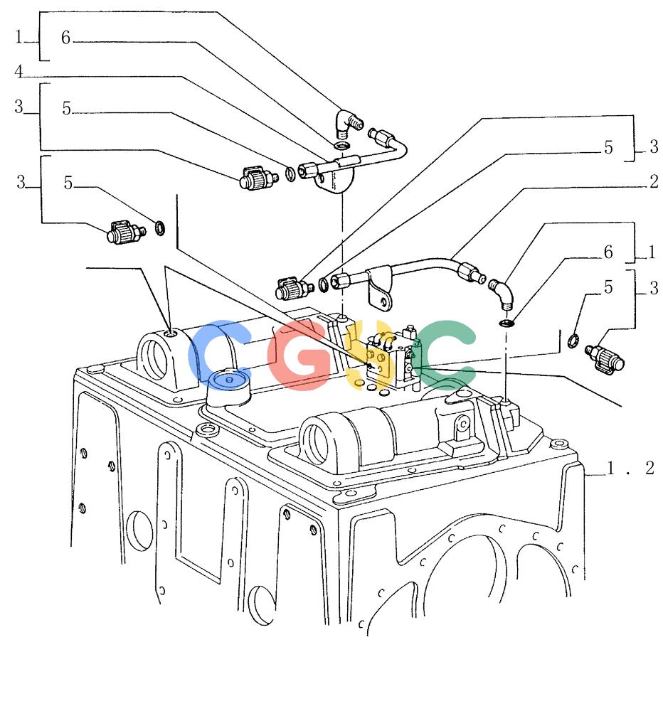 纽荷兰零件查询(FD145) - CRAWLER DOZER (N.A. VERSION) (10/98-) (9.756[02]) - HYDRAULIC DIAGNOSTIC SYSTEM - OPTIONAL CODE 79101449 New Holland Constructuion