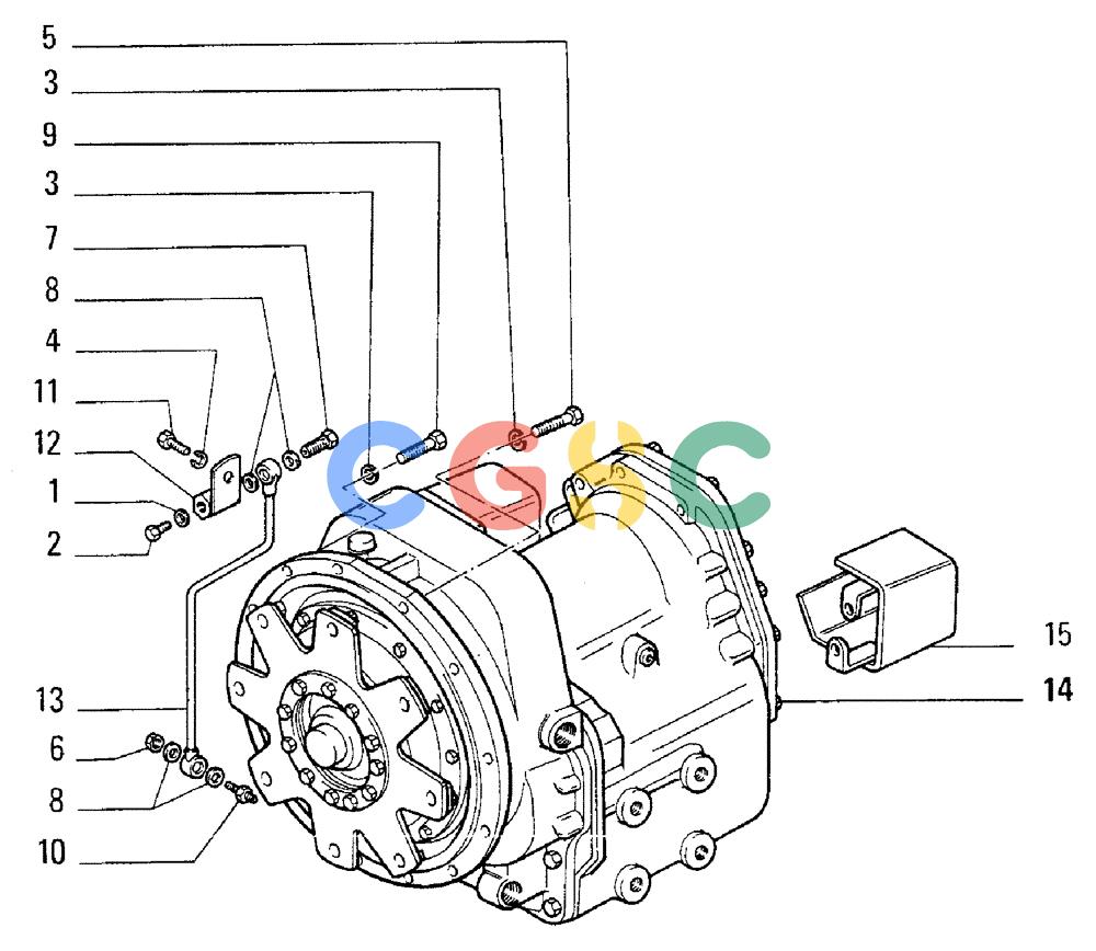 纽荷兰零件查询(FL5B) - CRAWLER LOADER (B2.00[002]) - TRANSMISSION New Holland Constructuion