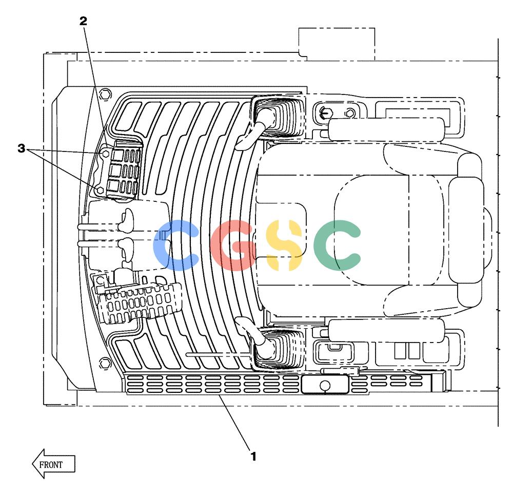 纽荷兰零件查询(E805) - CRAWLER EXCAVATOR TIER 3 (7/06-) (09-021-00[01]) - OPERATORS COMPARTMENT - MAT, FLOOR (OPTIONAL) New Holland Constructuion