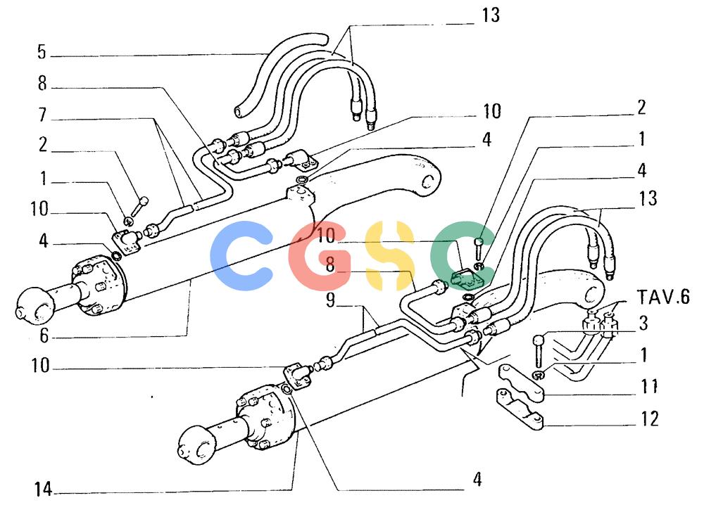 纽荷兰零件查询(FL14E) - CRAWLER LOADER (E3.02[007]) - HYDRAULIC SYSTEM New Holland Constructuion