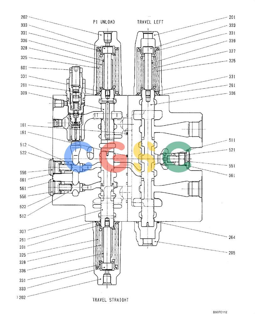 神钢零件查询(SK170-8) - ACERA MARK III EXCAVATOR - TIER 3 (NA) ASN YM04-U1601 - (5/07-12/12) (08-01-04[04]) - VALVE ASSY, CONTROL (YM30V00011F1) PAGE 4 OF 9 Kobelco