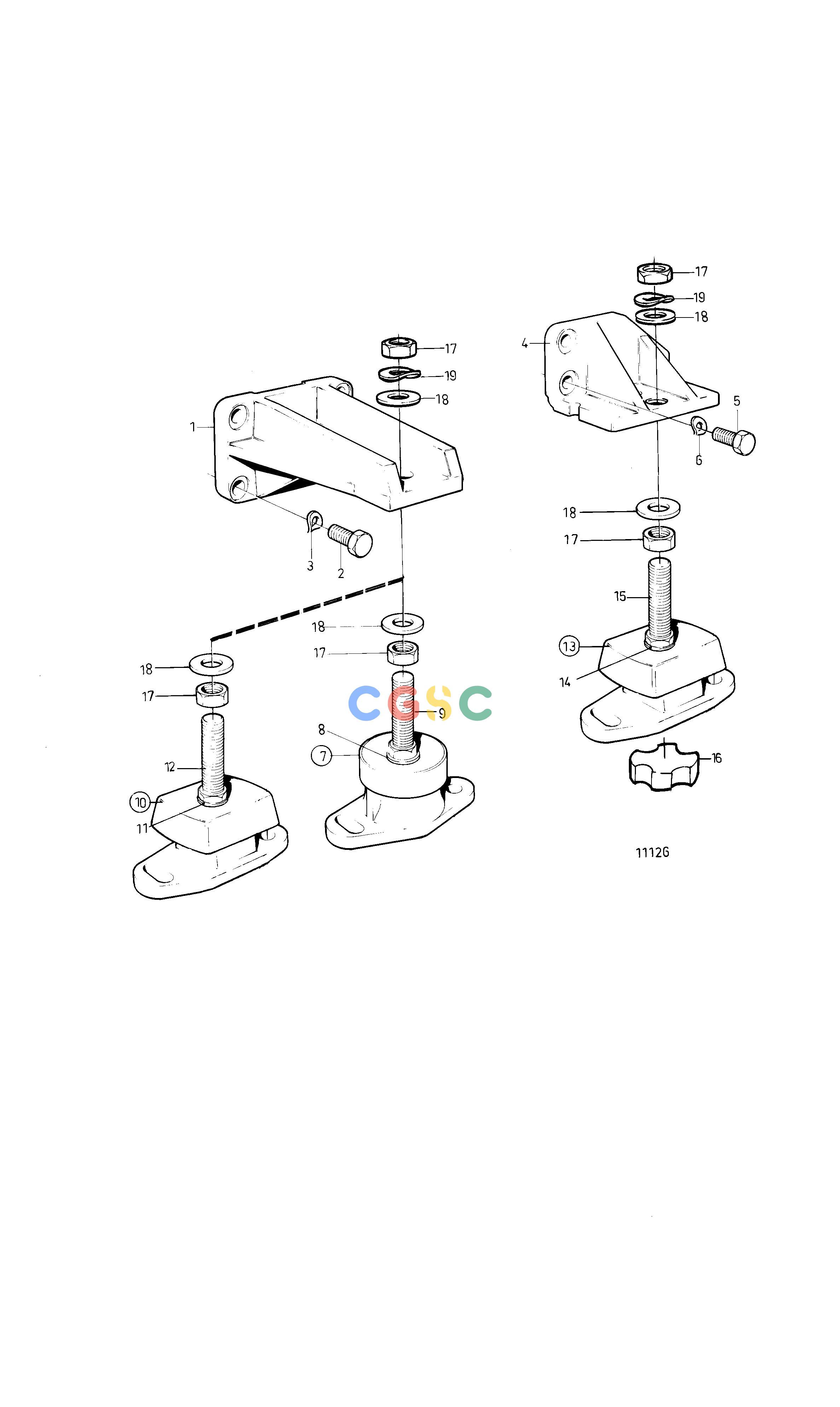 沃尔沃零件查询TMD41B; D41B; TAMD41B; AD41B; AD41BJEngineEngine Suspension, Earlier Prod for Reverse Gear PRMEPC Volvo Penta Parts catalog