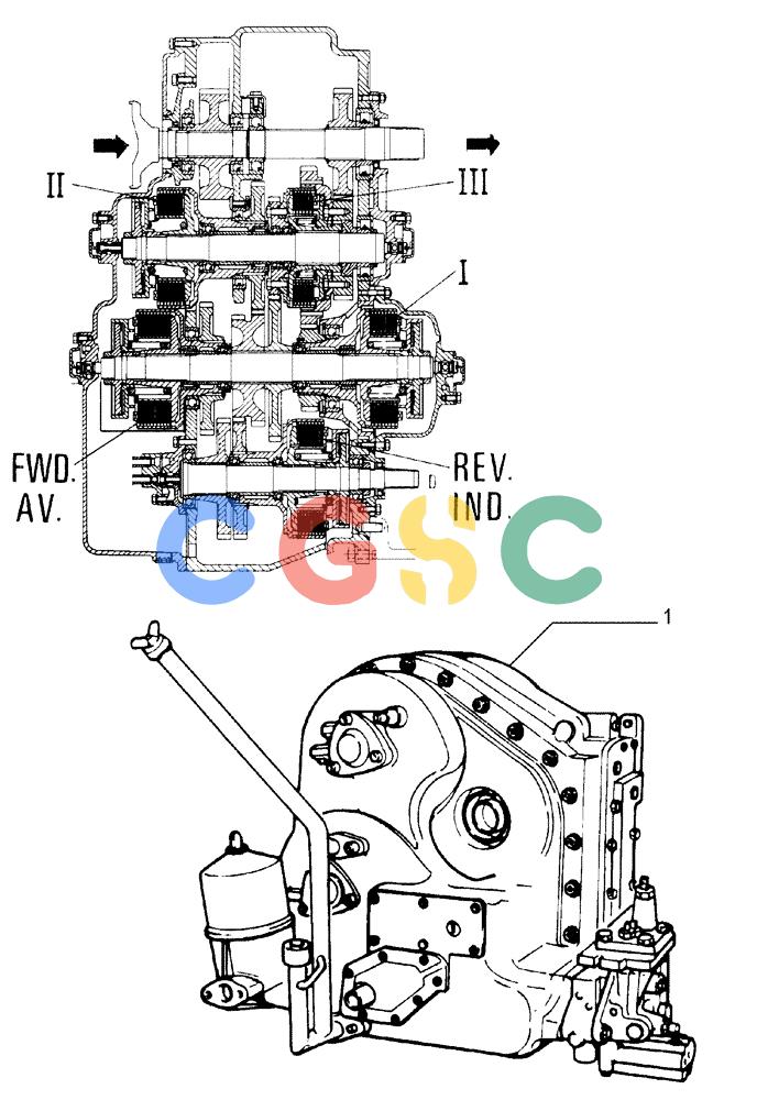 纽荷兰零件查询(FL145) - CRAWLER LOADER (N.A. VERSION) (11/98-) (1.211[01]) - TRANSMISSION - ASSY New Holland Constructuion