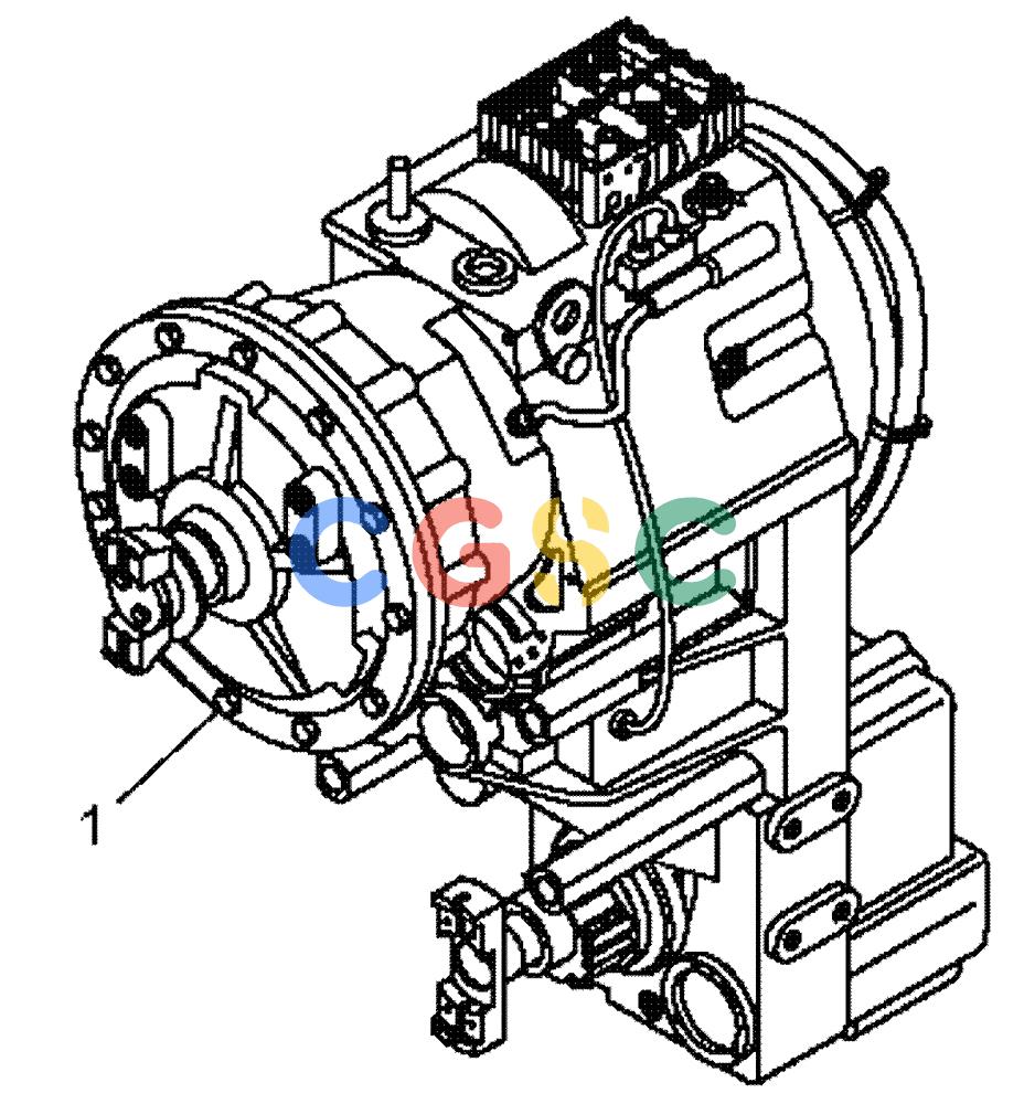 纽荷兰零件查询(AD300) - ARTICULATED DUMP TRUCK (1/01-) (1.212/3[01]) - TRANSMISSION - TYPE 260 New Holland Constructuion