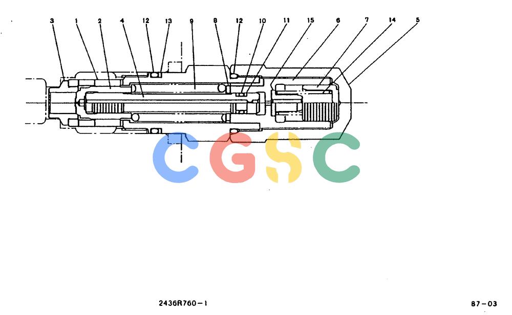 神钢零件查询(MD240BLC) - EXCAVATOR BTW LLU0001 - LLU0300 (1/80-12/06) (11-009) - VALVE ASSY, RELIEF 2436R760F1 Kobelco