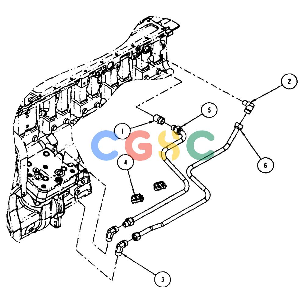 凯斯零件查询(FLX3510) - FLOATER (8/04-8/06) (02-007) - COOLANT LINES, AIR COMPRESSOR Case Agriculture