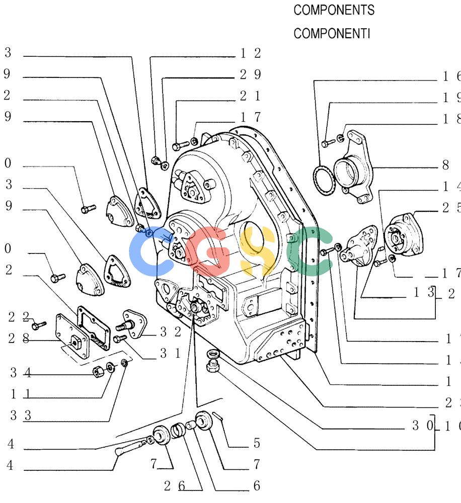 纽荷兰零件查询(FD145) - CRAWLER DOZER (N.A. VERSION) (10/98-) (1.211[03]) - TRANSMISSION - CASE New Holland Constructuion