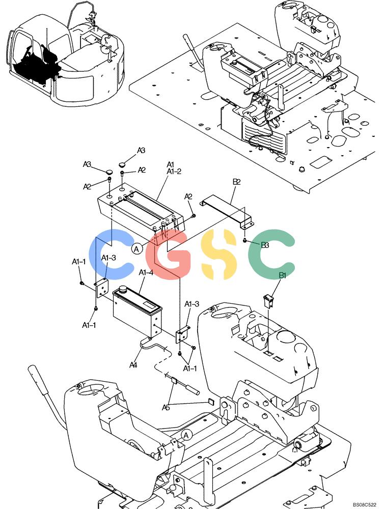 神钢零件查询(ED150) - BLADE RUNNER ACERA SR EXCAVATOR DOZER (TIER 3 ) ASN YL06-01201 (5/08-12/12) (02-21-03[00]) - RADIO INSTALLATION & SWITCH INSTALLATION (YY54E00004F1 & YY50E00007F1) Kobelco