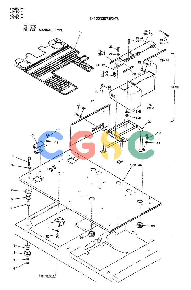 神钢零件查询(K905ALC) - EXCAVATOR ASN YP0301 (1/86-12/03) (02-006) - PLATE ASSY, FLOOR Kobelco