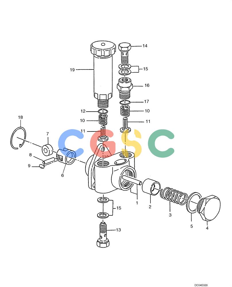 纽荷兰零件查询(EH130) - CRAWLER EXCAVATOR (3/04-) (03 -10[00]) - FEED PUMP New Holland Constructuion