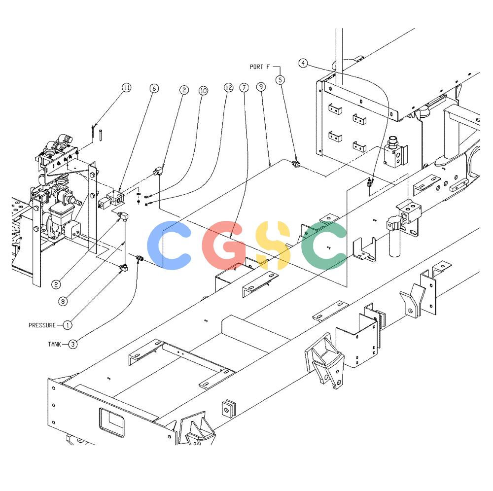 凯斯零件查询(438) - FLEX-AIR APPLICATOR - 1999 (2/99-3/03) (18-018) - HYDRAULIC GROUP, WET KIT Case Agriculture