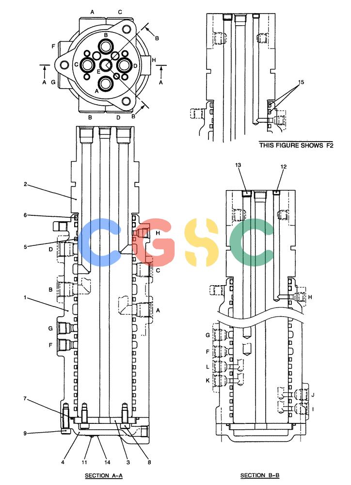 纽荷兰零件查询(EH70) - MIDI CRAWLER EXCAVATOR (N.A.) (1/05-) (176) - JOINT ASSEMBLY, SWIVEL New Holland Constructuion