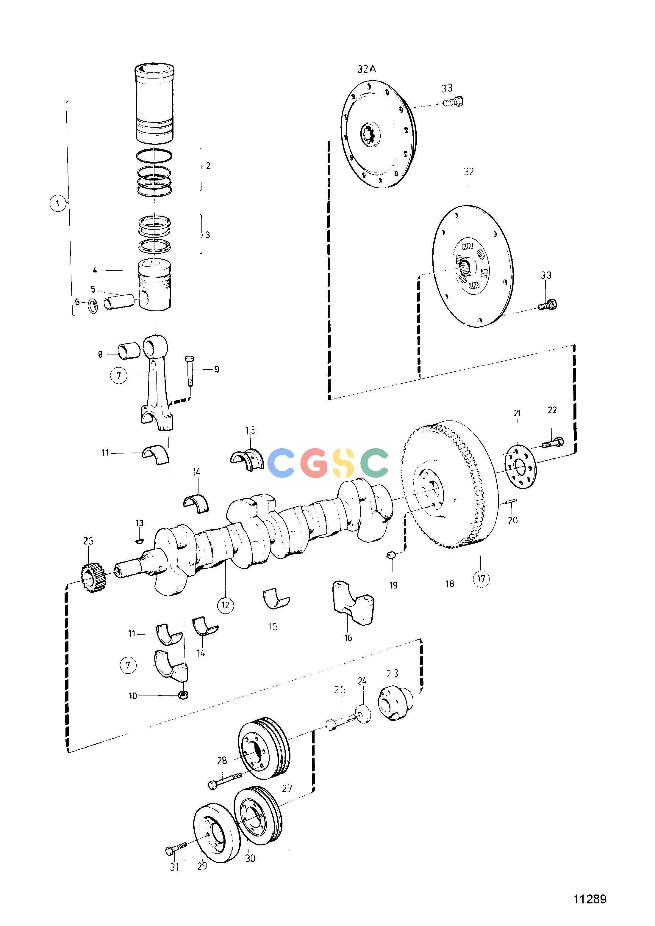 沃尔沃零件查询TMD41B; D41B; TAMD41B; AD41B; AD41BJEngineCrankshaft and Related Parts: CEPC Volvo Penta Parts catalog