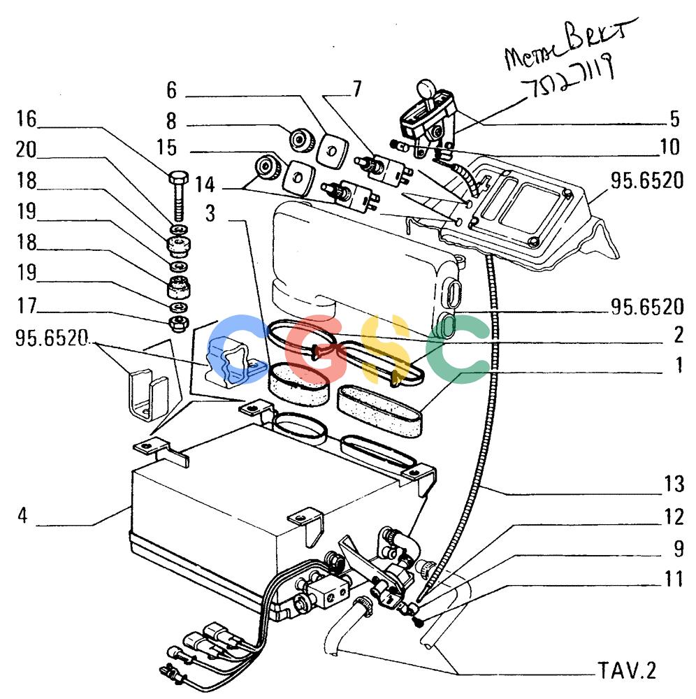 纽荷兰零件查询(FD14E) - CRAWLER DOZER (95.6650[001]) - AIR CONDITIONING New Holland Constructuion