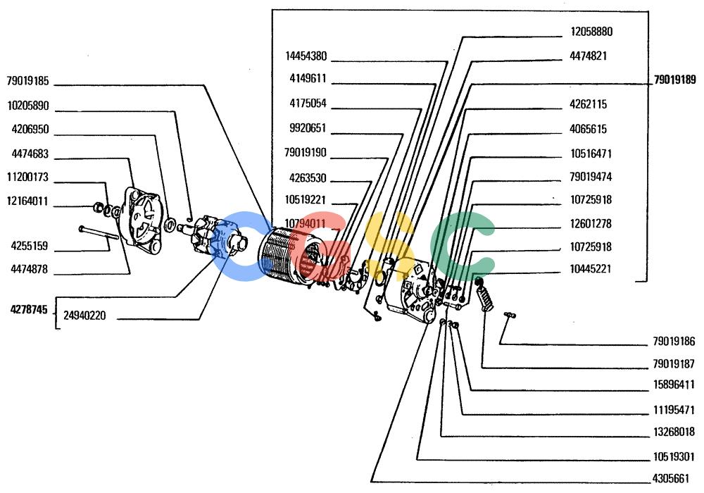 纽荷兰零件查询(FD20) - CRAWLER DOZER (F3.03/B[001]) - ALTERNATOR New Holland Constructuion