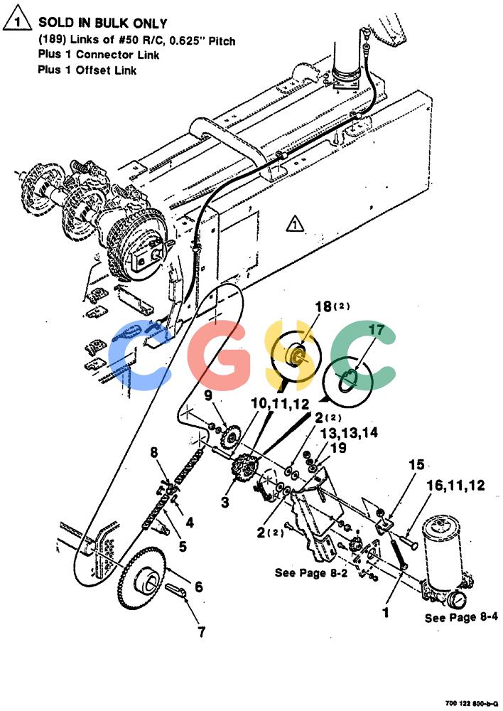 凯斯零件查询(8555) - CASE IH RECTANGULAR BALER (1/90-12/99) (06-02) - KNOTTER DRIVE ASSEMBLY Case Agriculture