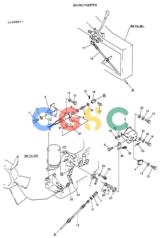 神钢零件查询(K909LC) - MARK II EXCAVATOR ASN LLU-0001 (1/87-12/03) (05-008) - CONTROL ASSY, ENGINE Kobelco