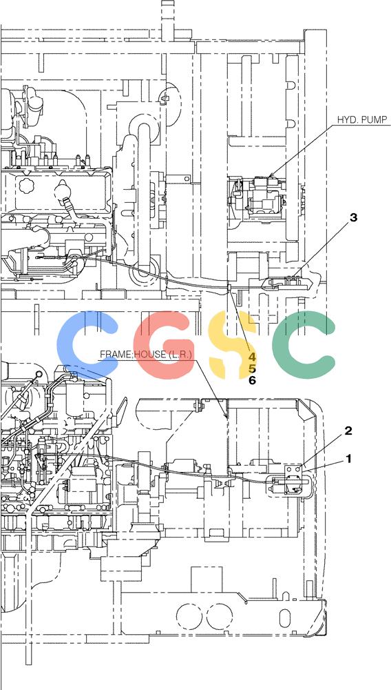 纽荷兰零件查询(E805) - CRAWLER EXCAVATOR (1/05-) (03-007-00[01]) - ENGINE THROTTLE CONTROL New Holland Constructuion