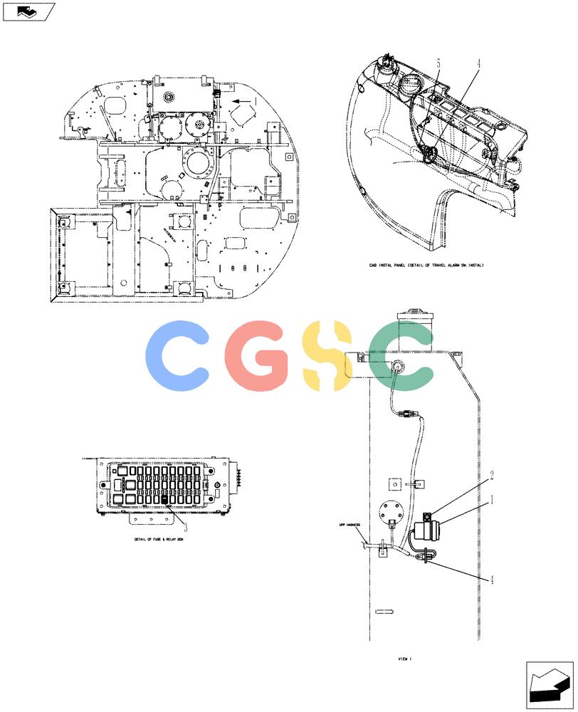 神钢零件查询(ED150-2) - BLADE RUNNER EXCAVATOR/DOZER ASN LH01-01001 (1/09-12/12) (01-088[00]) - ALARM ASSEMBLY Kobelco