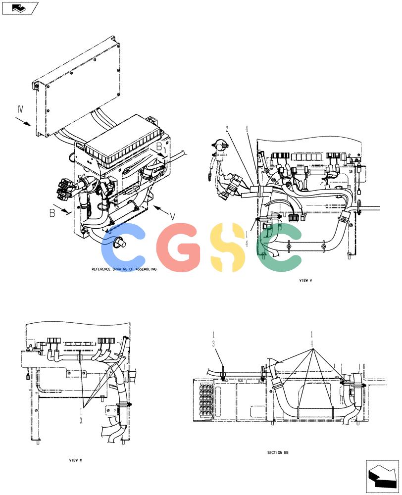 神钢零件查询(ED150-2) - BLADE RUNNER EXCAVATOR/DOZER ASN LH01-01001 (1/09-12/12) (01-086[02]) - HARNESS ASSEMBLY, UPPER (NIBBLER & BREAKER) Kobelco