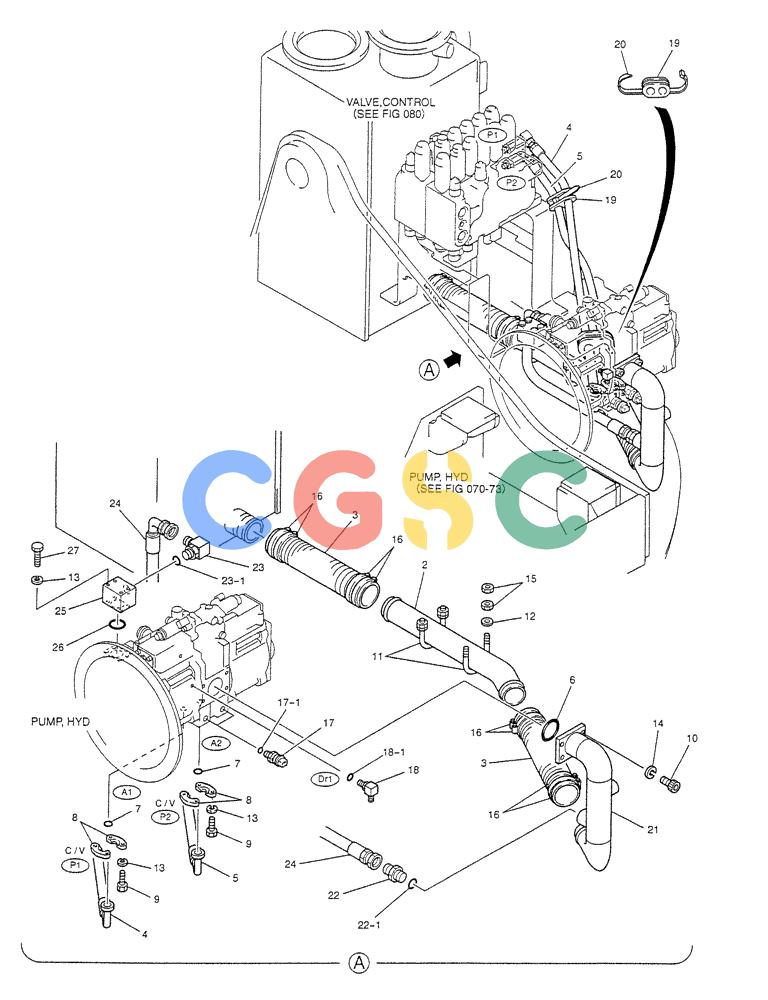 神钢零件查询(NIBBLER) - BREAKER & EXTRA ATTACHMENTS - SK200SR & SK200SRLC (1/01-12/06) (01-006) - HYD LINES, UPP (EXTRA) Kobelco