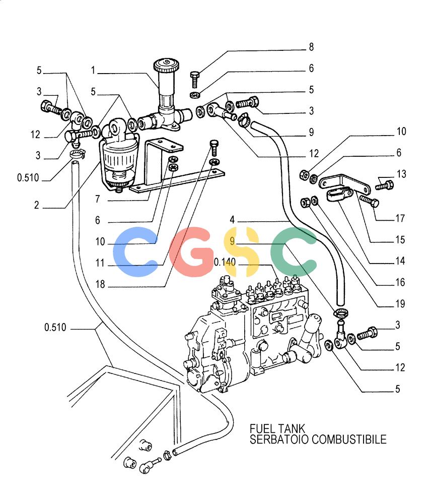 纽荷兰零件查询(FL175) - CRAWLER LOADER (N.A. VERSION) (6/92-) (0.500[03]) - ENGINE - RELATED PARTS New Holland Constructuion
