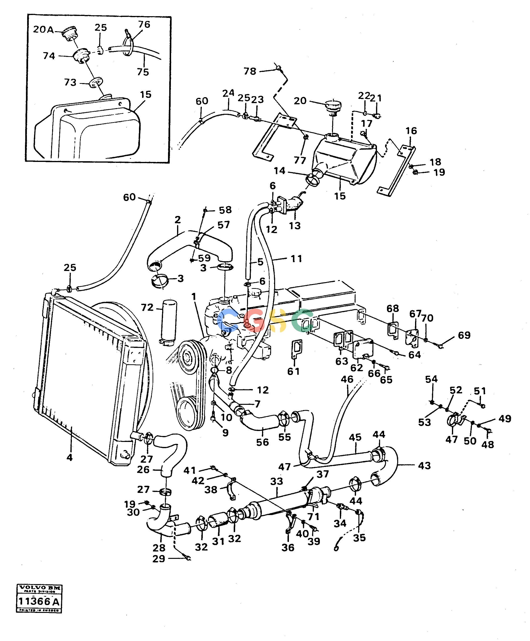沃尔沃零件查询861 Cooling system861 NoneNoneNoneAutodata Volvo online