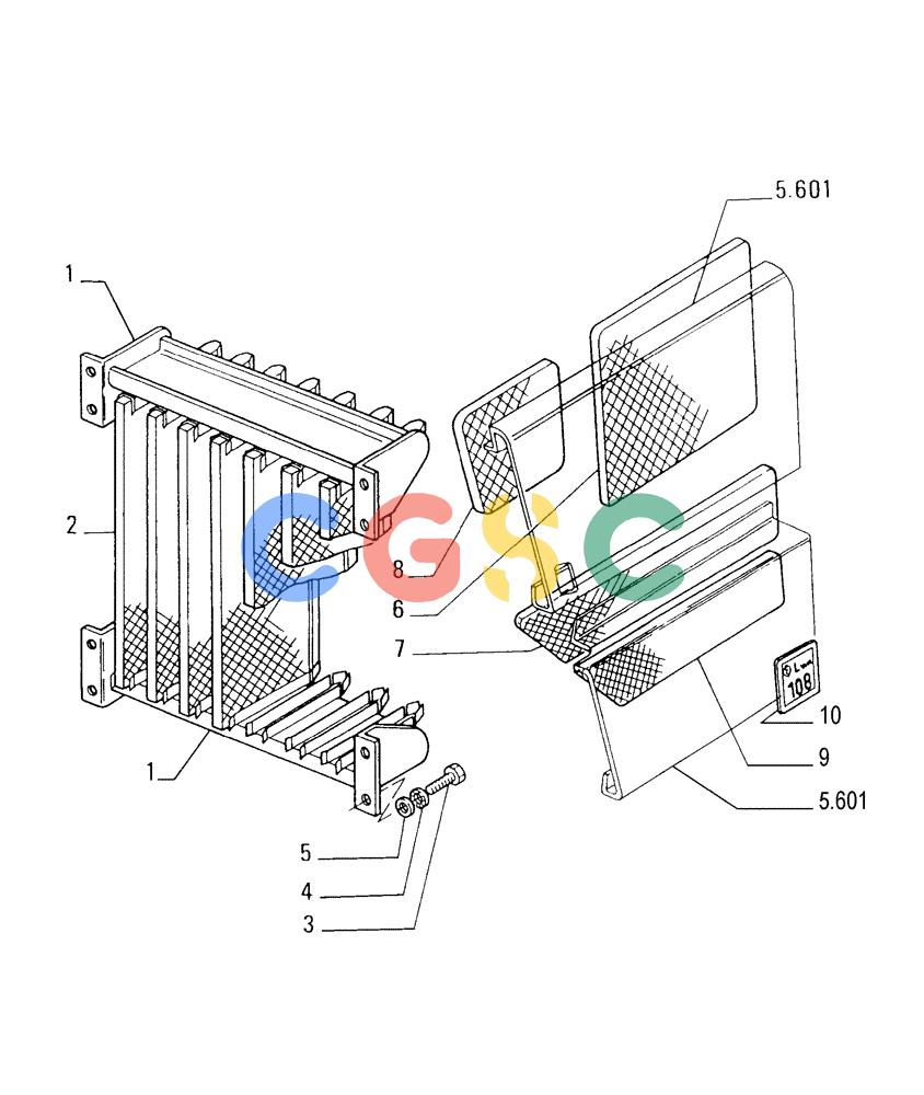 纽荷兰零件查询(FD175) - CRAWLER DOZER (N.A. VERSION)(S/N 061640 & AFTER) (1/93-) (9.623[01]) - SOUND SUPPRESSION - OPTIONAL CODE 76028002 New Holland Constructuion