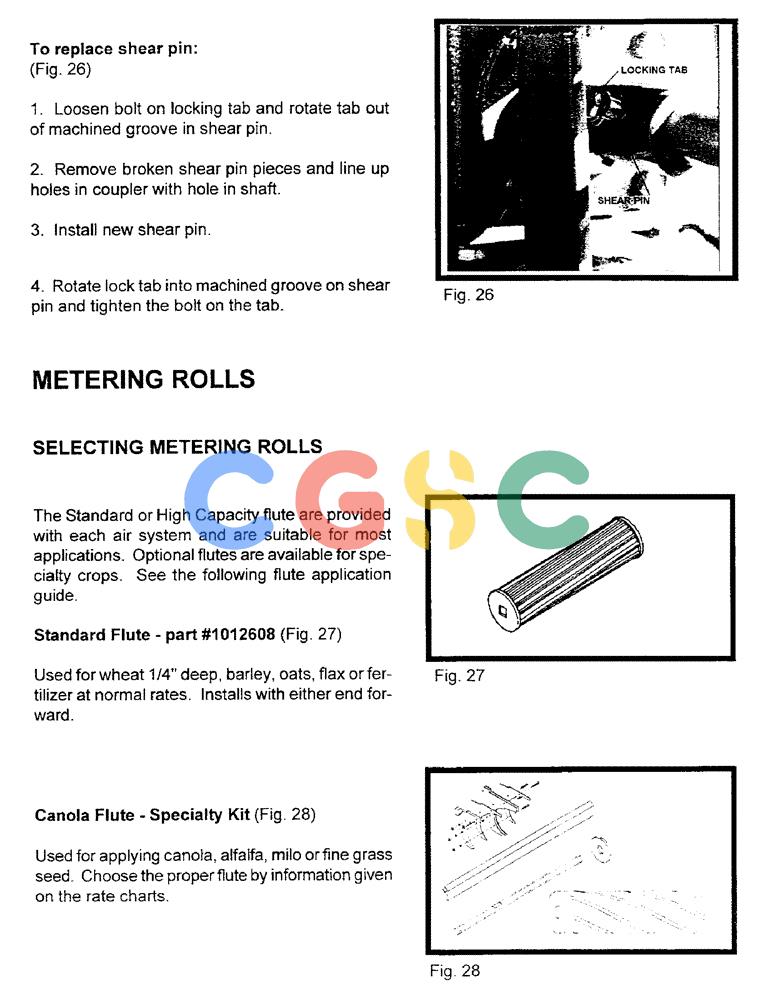 凯斯零件查询(2400) - CONCORD AIR SYSTEM (1/96-12/99) (B12) - METERING ROLLS Case Agriculture