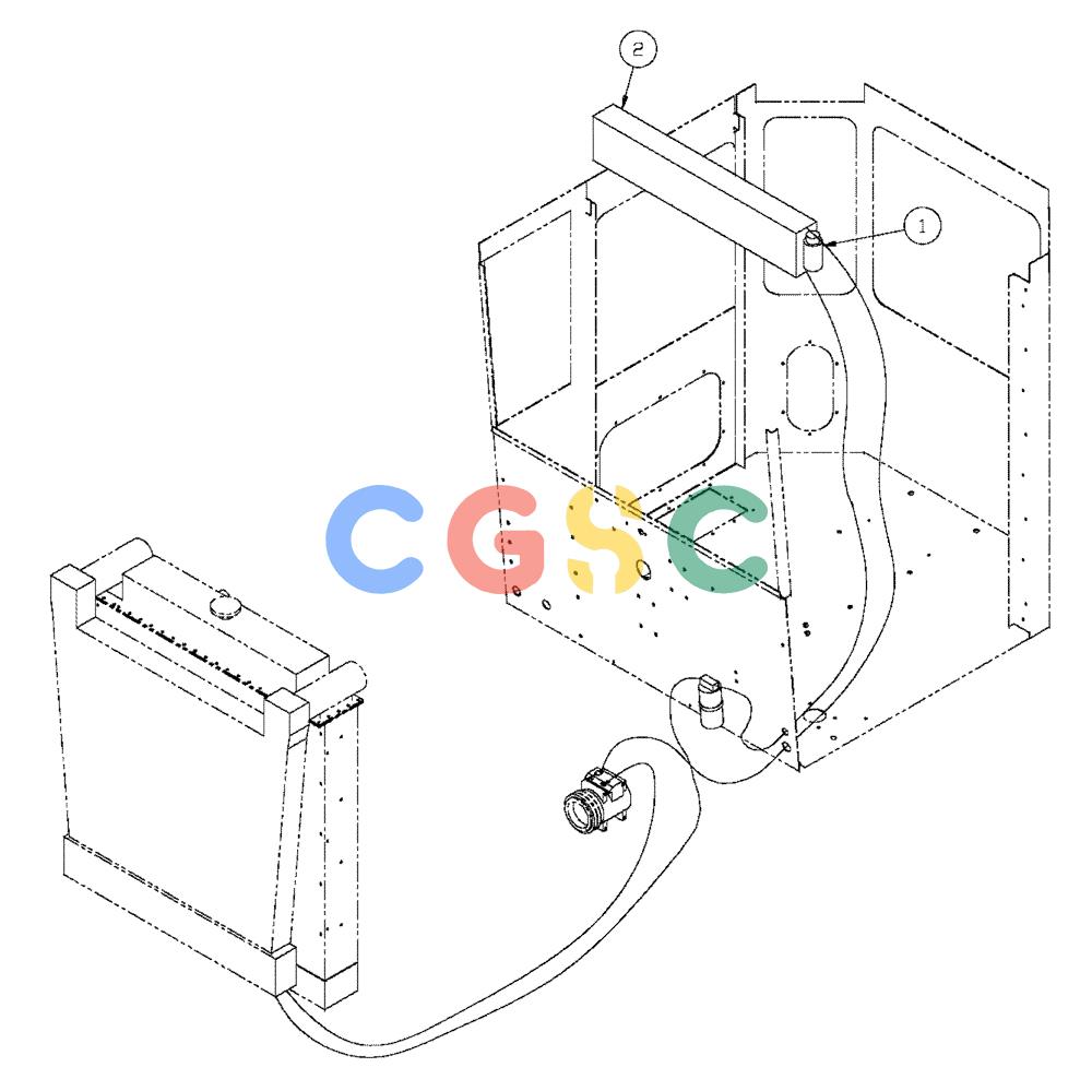 凯斯零件查询(FLX3330B) - FLOATER (12/99-9/02) (01-011) - EVAPORATOR GROUP Case Agriculture