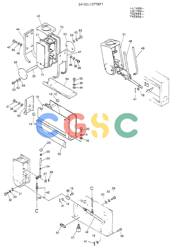 神钢零件查询(K907LC) - MARK II EXCAVATOR ASN YQ0565 (GLOBAL) (1/87-12/03) (03-001 [02]) - CONTROL ASSY Kobelco