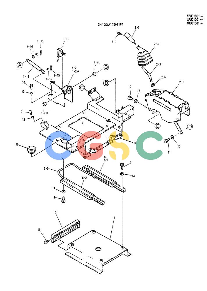 神钢零件查询(SK130LC) - EXCAVATOR BTW YPU1001 - YPU2000 (1/98-12/98) (03-004[02]) - CONTROL BOX ASSEMBLY Kobelco