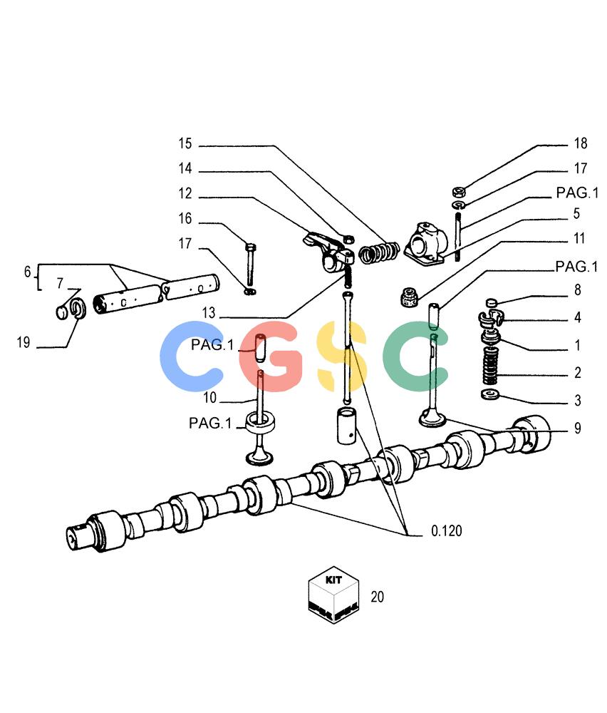 纽荷兰零件查询(FL175) - CRAWLER LOADER (N.A. VERSION) (6/92-) (0.060[02]) - CYLINDER HEAD New Holland Constructuion