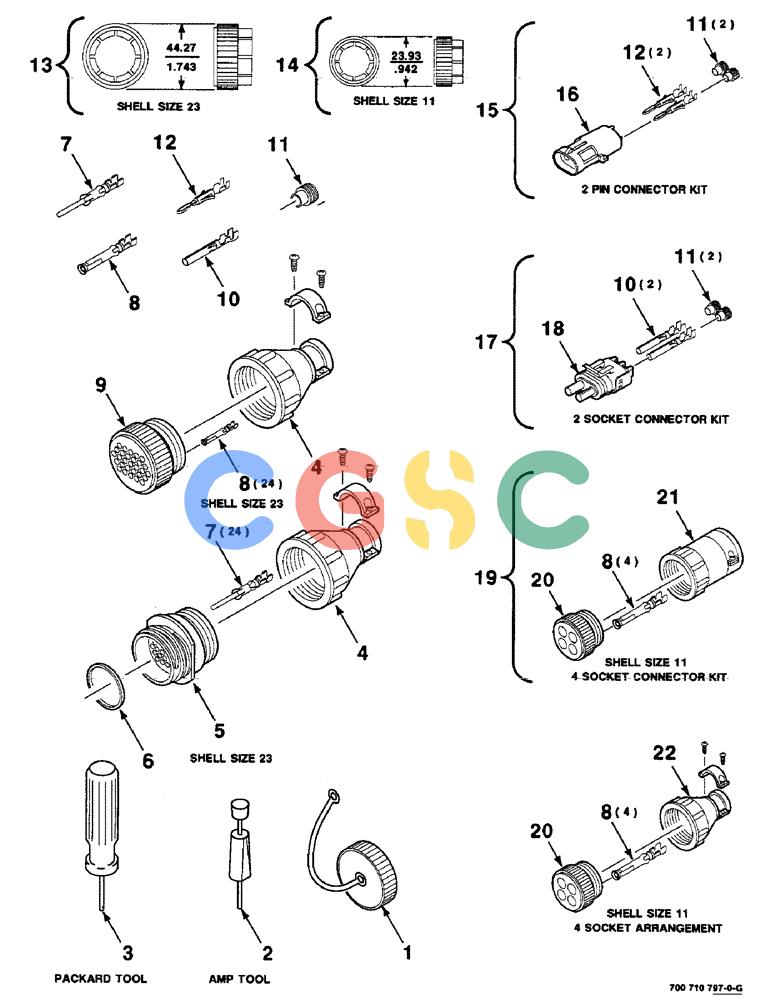 凯斯零件查询(8465) - CASE IH AUTO ROUND BALER (1/91-12/97) (4-14) - ELECTRICAL HARNESS SERVICE PARTS Case Agriculture