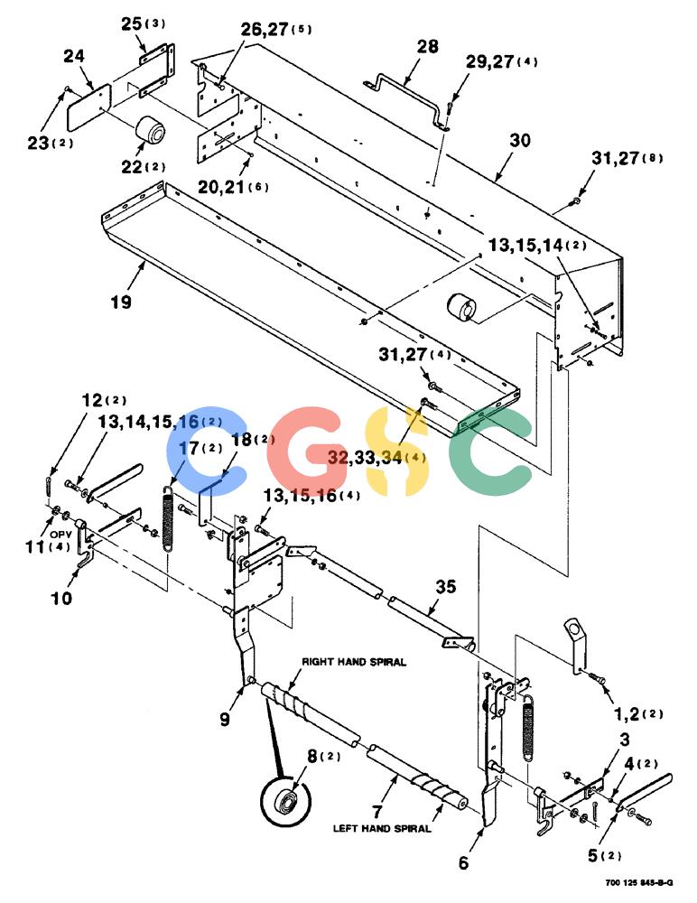 凯斯零件查询(8465) - CASE IH AUTO ROUND BALER (1/91-12/97) (9-66) - MESH WRAP KIT, BOX ASSEMBLY, SERIAL NUMBER CFH0073138 THROUGH CFH0073271 Case Agriculture