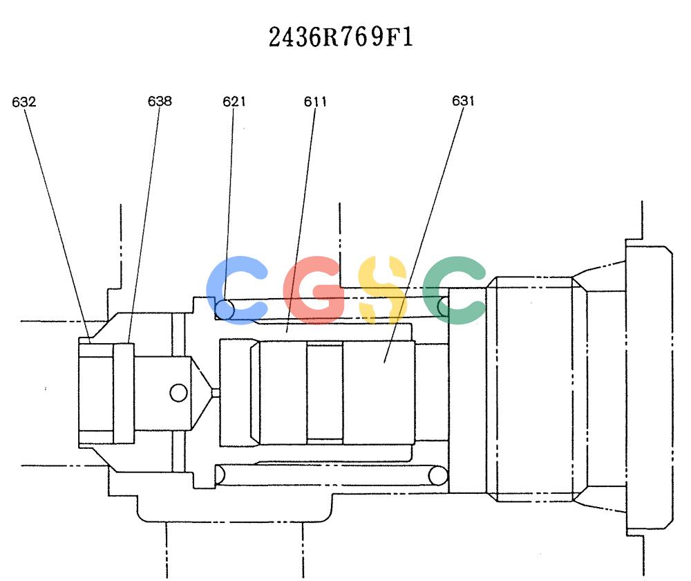 神钢零件查询(K905) - MARK II EXCAVATOR BTW LP2401-LP3407 (1/00-12/03) (11-009) - VALVE ASSY, RELIEF (P/N 2436R769F1) Kobelco