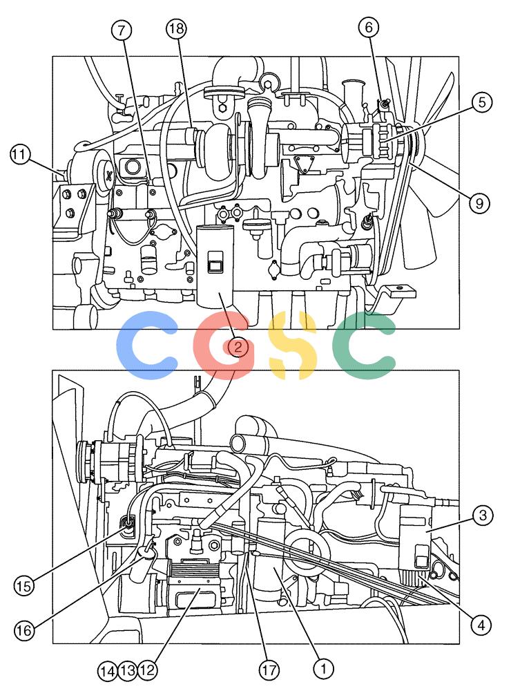 凯斯零件查询(4375) - TITAN FLOATER (5/98-8/99) (02-002[02]) - ENGINE REPLACEMENT PARTS Case Agriculture