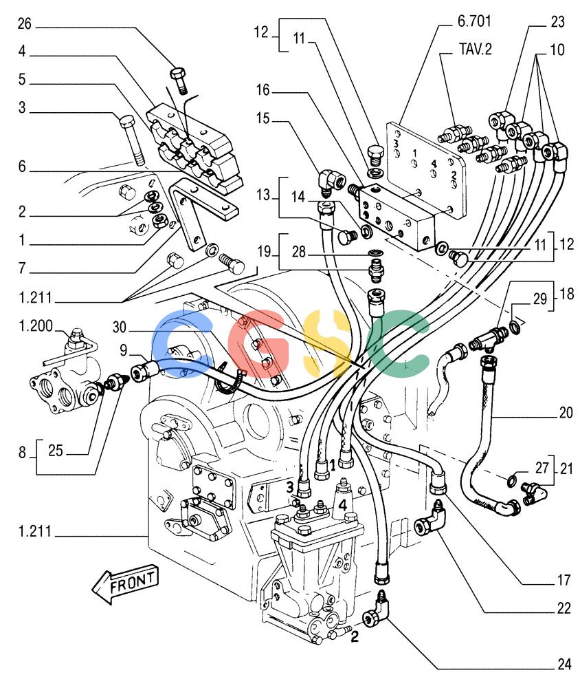 纽荷兰零件查询(FL145) - CRAWLER LOADER (N.A. VERSION) (11/98-) (1.224[03]) - TRANSMISSION OUTER CONTROLS New Holland Constructuion