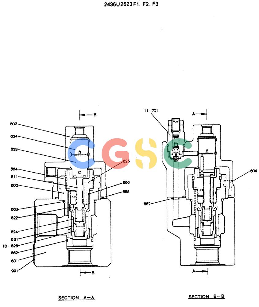 神钢零件查询(MD140C) - EXCAVATOR ASN YPU00501 (1/80-12/06) (12-027) - VALVE ASSY, HOLDING Kobelco