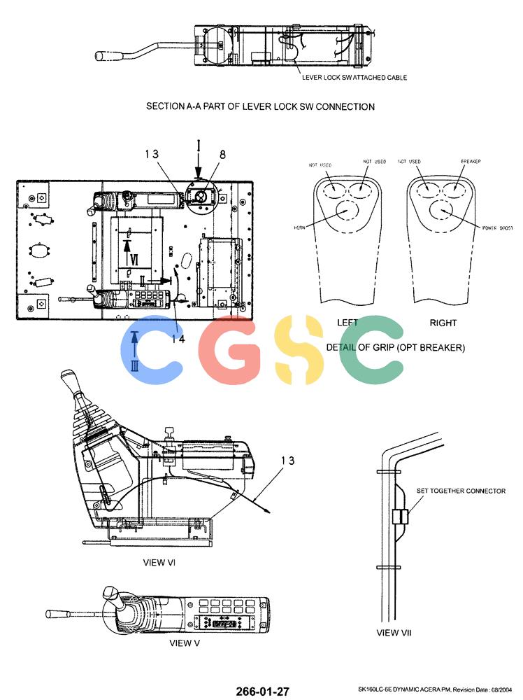 神钢零件查询(SK160LC-6E) - DYNAMIC ACERA EXCAVATOR 08/2004 ASN YM03U0523 (8/04-12/07) (01-069[02]) - HARNESS ASSY, UPP FLOOR PLATE Kobelco