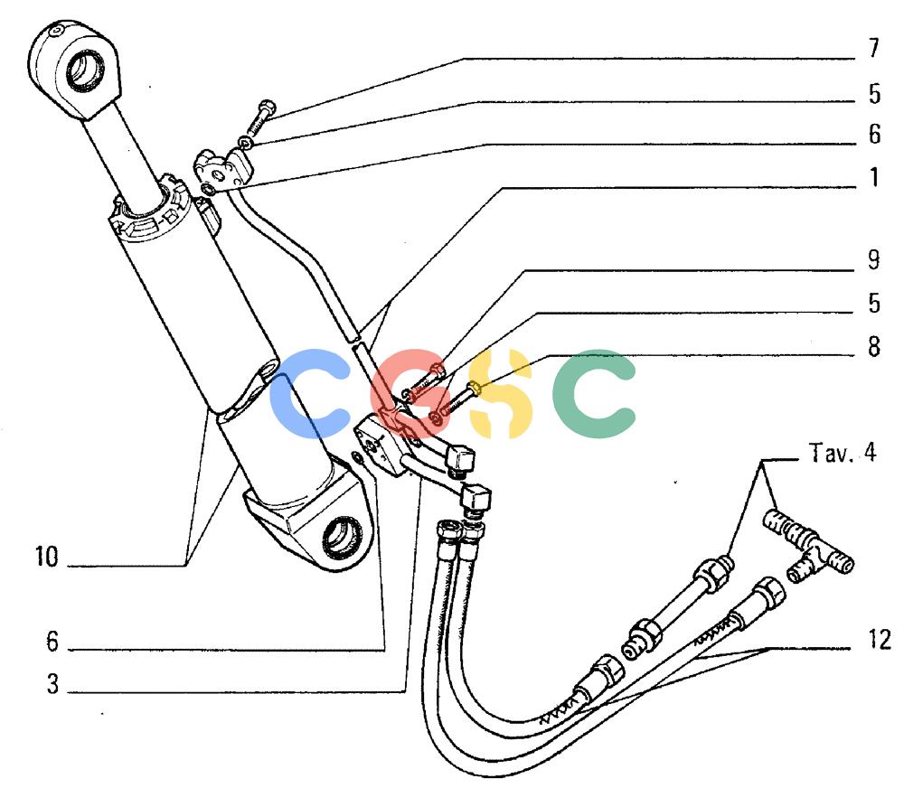 纽荷兰零件查询(FL5B) - CRAWLER LOADER (E3.02[006]) - HYDRAULIC SYSTEM New Holland Constructuion