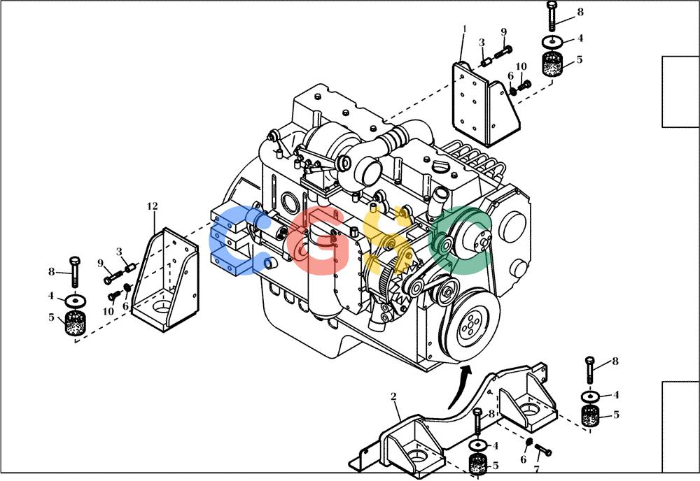 纽荷兰零件查询(EC270) - CRAWLER EXCAVATOR (7/00-) (13.020[001]) - BEARING MOTOR (S/N 727002-UP) New Holland Constructuion