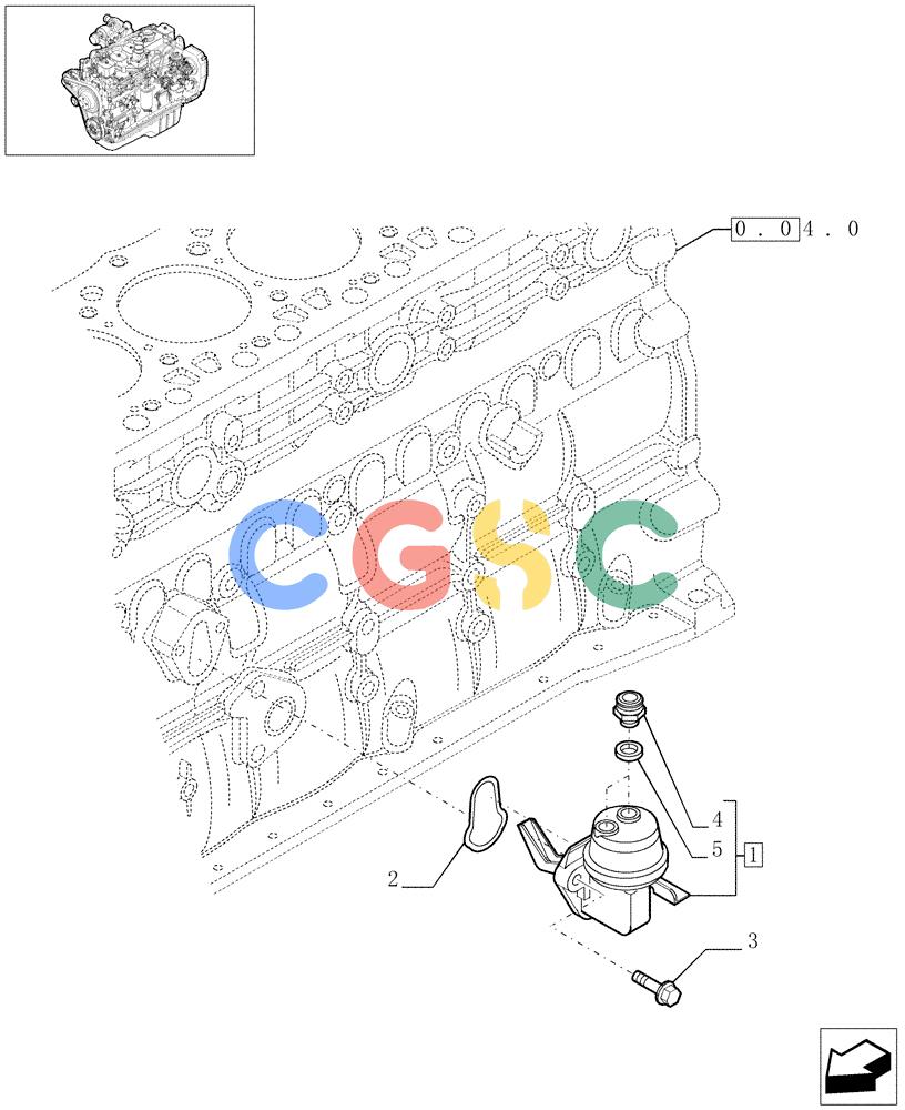 神钢零件查询(F4GE9684C J600) - ENGINE 504124795 - 920019900 (1/13-) (0.20.1[01]) - FUEL PUMP (2830121) Kobelco
