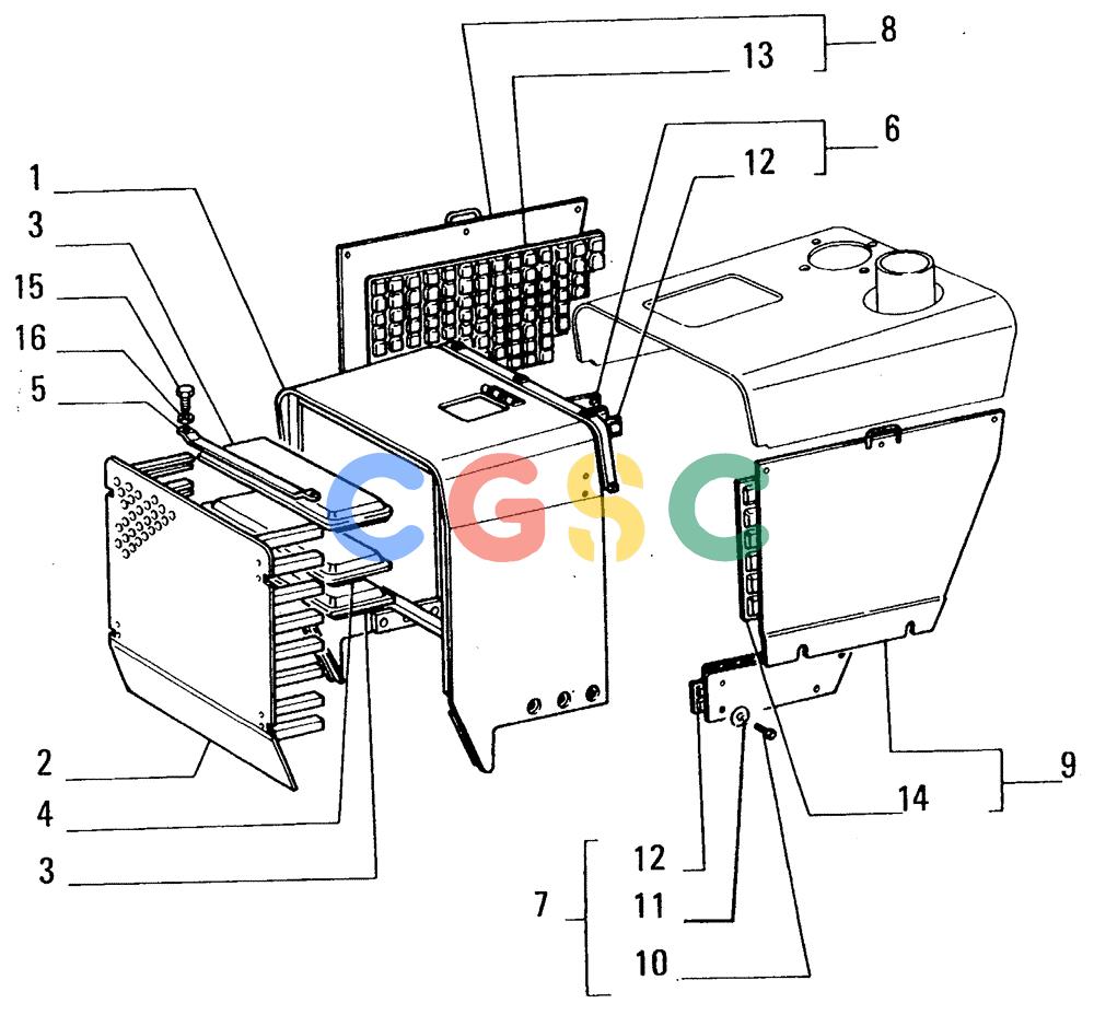 纽荷兰零件查询(FL14E) - CRAWLER LOADER (L1.01/1[001]) - HOOD ASSY New Holland Constructuion