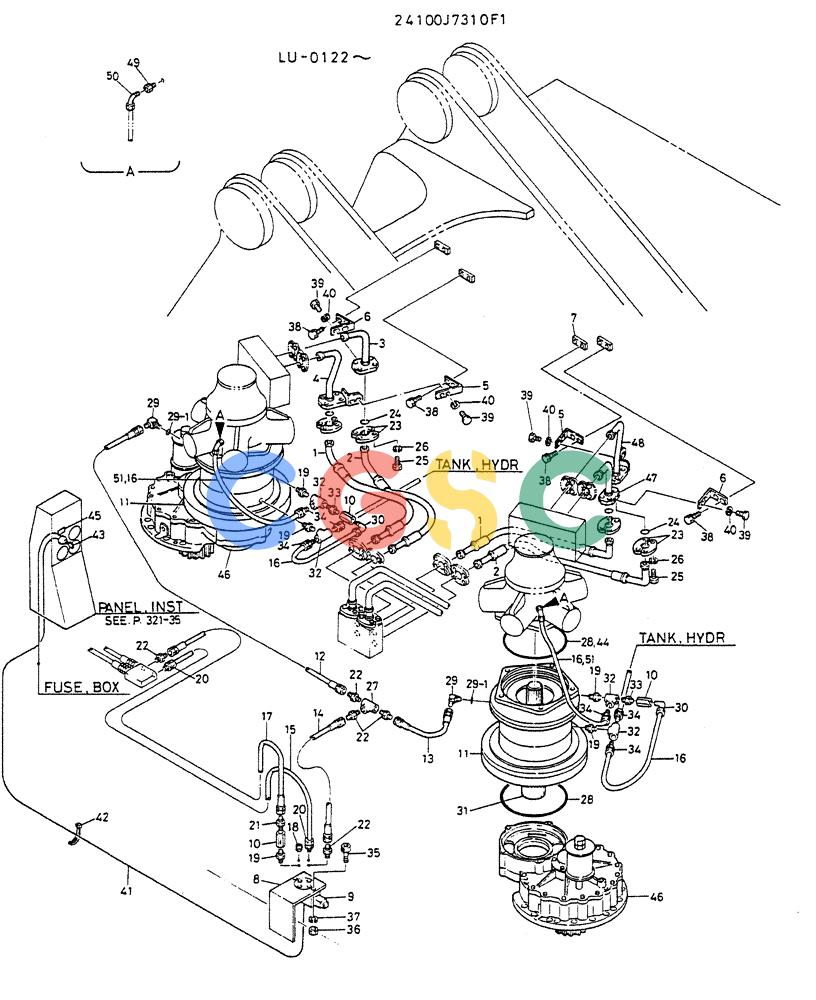 神钢零件查询(K935) - EXCAVATOR SUPPLEMENT ASN LU00154 (1/76-12/03) (04-005) - BRAKE ASSY, SWING (FOR NORWAY) Kobelco