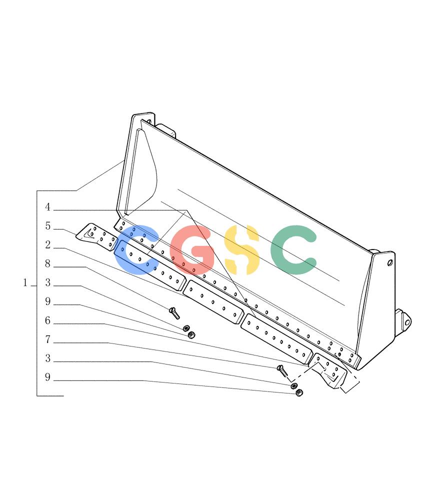 纽荷兰零件查询(DC180LGP) - CRAWLER DOZER (2/01-) (9.469[02]) - STRAIGHT MOLDBOARD (HS) - VERSION (03) OPTIONAL CODE 76071388 New Holland Constructuion