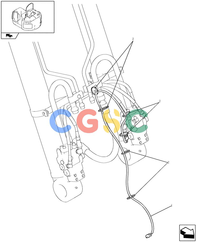 纽荷兰零件查询(E235BSR) - CRAWLER EXCAVATOR (5/07-) (1.220[23]) - ELECTRIC SYSTEM New Holland Constructuion