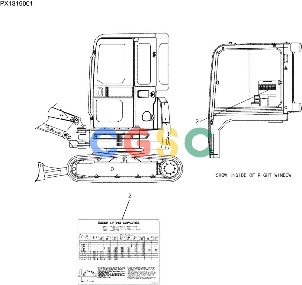 纽荷兰零件查询(E35SR) - COMPACT CRAWLER EXCAVATOR ASN PX13-15001 (N6TN61732) (NA) (1/06-) (06-017) - NAME PLATE INSTAL, P/N PX22T00086F2 New Holland Constructuion