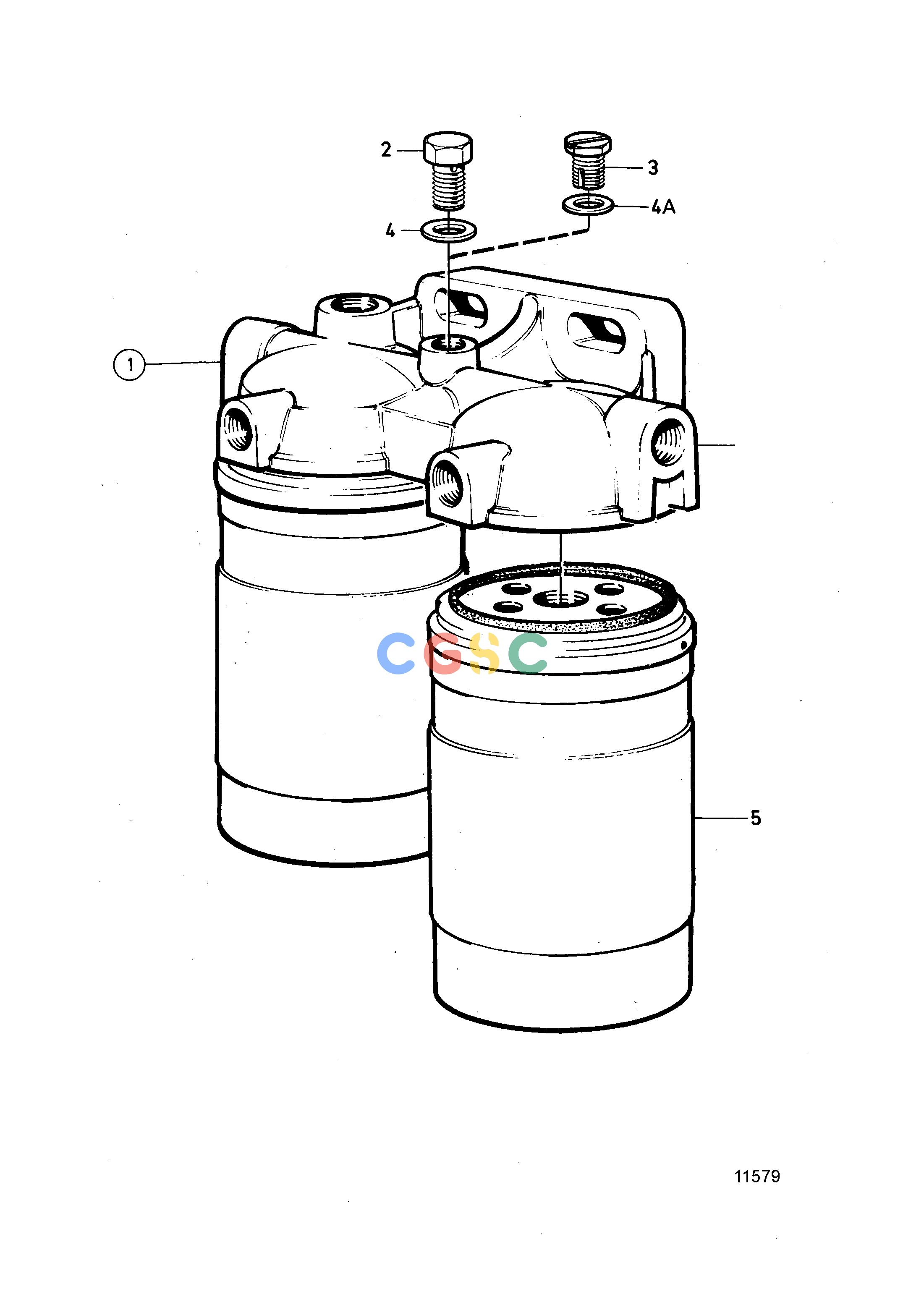沃尔沃零件查询TMD100CFuel SystemFUEL FILTEREPC Volvo Penta Parts catalog